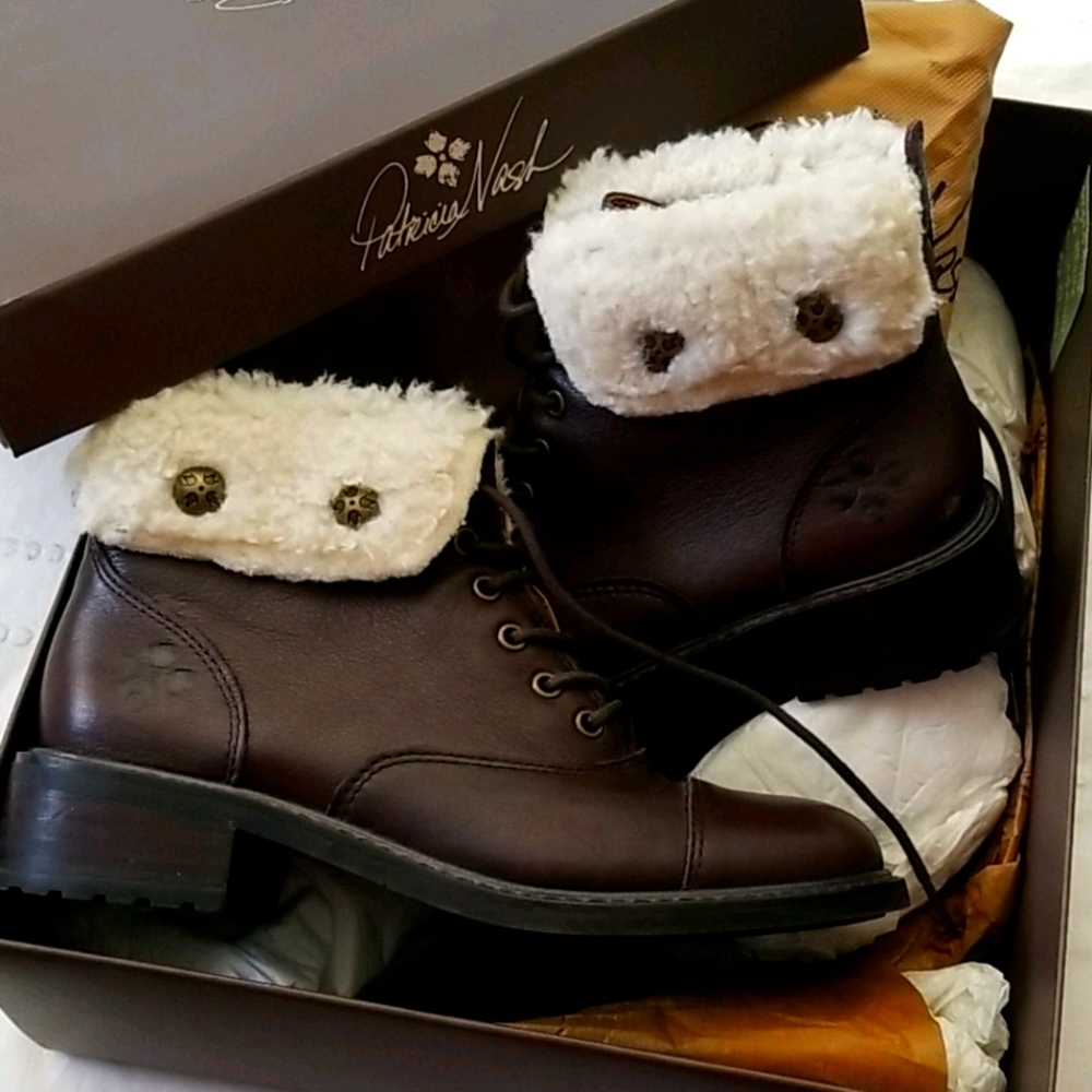 Patricia Nash Faux-Fur Booties